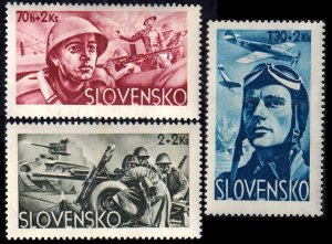 Slovakia Scott B14-B16 Mint never hinged.