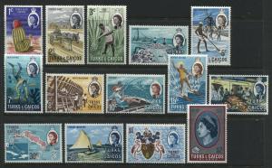 Turks and Caicos QEII 1971 complete set unmounted mint NH