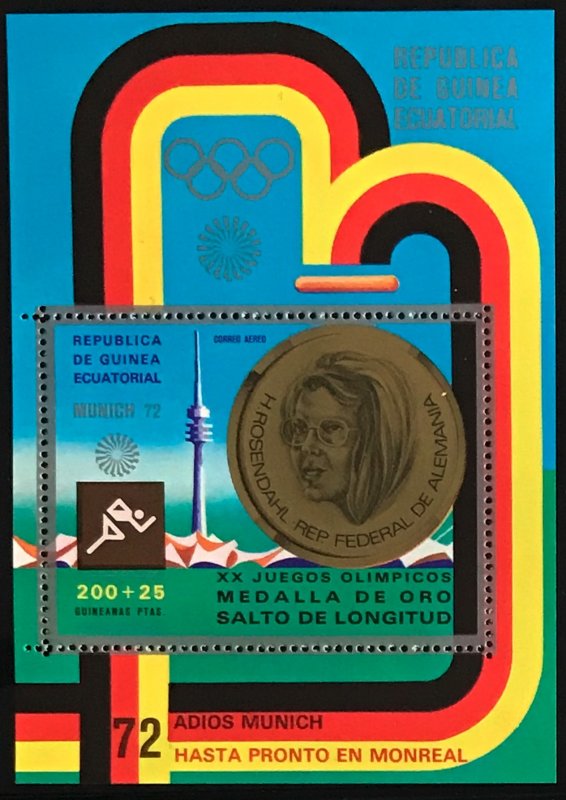 Equatorial Guinea #MiBl40 MNH S/S CV€7.00 Olympics