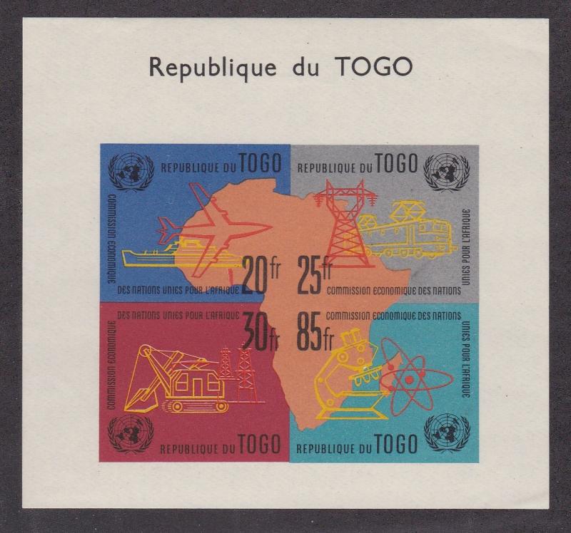 Togo # 410a, U.N. Economic Commission to Africa, LH, 1/3 Cat.
