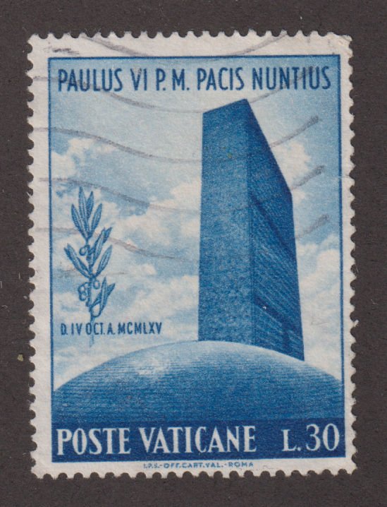 Vatican City 417 United Nations HQ 1965