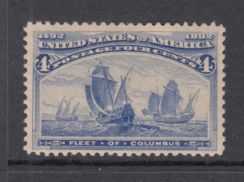 US #233 4c Columbus (Mint Disturbed OG) cv$50.00