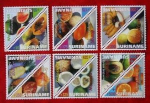 SURINAME 2000 Tropical fruits MNH Scott# 1214-1219 SG 1844-1855