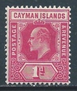 Cayman Island #22 MH 1p Edward VII - Wmk. 3