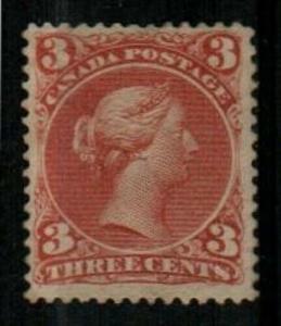 Canada Scott 25b Mint hinged VF (partial gum) - Catalog Value $2250.00