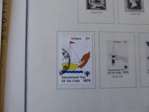 Antigua 1921-1985 Stamp Collection on Scott International Pages