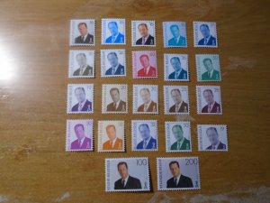 Belgium  #  1512-32 / 1536  MNH