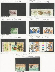 Cocos Islands, Postage Stamp, #4//301 Mint NH, 1 Mint LH, 1962-95, JFZ