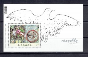 CANADA - 2003 JEAN-PAUL RIOPELLE SOUVENIR SHEET - SCOTT 2003ii - MNH