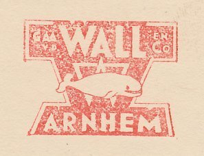 Meter card Netherlands 1933 Whale - Arnhem