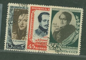 Russia #757-759 Used Single (Complete Set)