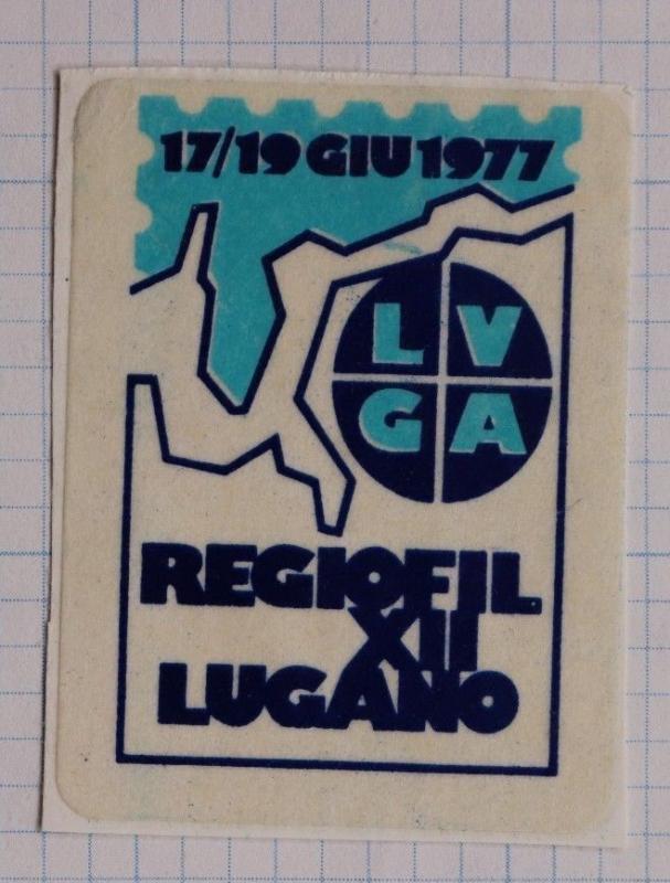 Regional LVGA 1977 Lugano Swiss Hockey Team HCL club game ad Taktik sticker DL