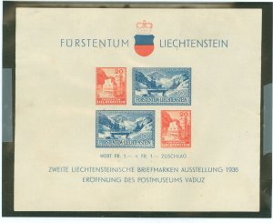 Liechtenstein #B14  Souvenir Sheet