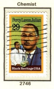 SC# 2746 - (29c) - Percy Julian, Chemist, used in album.