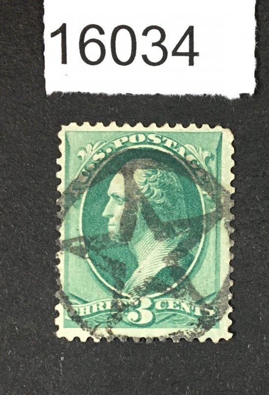 MOMEN: US STAMPS # 184 FANCY STAR USED LOT #16034