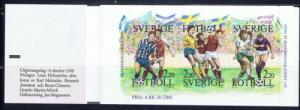 Sweden 1708a 1988 Complete Booklet Soccer 