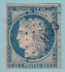 FRENCH COLONIES 12  USED WITH COCHIN CHINA CANCEL - SMALL THIN - JNU