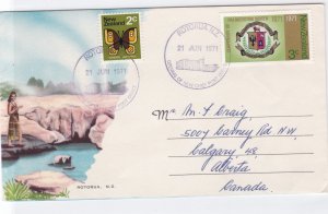 new zealand 1971   stamps  cover  ref r14695