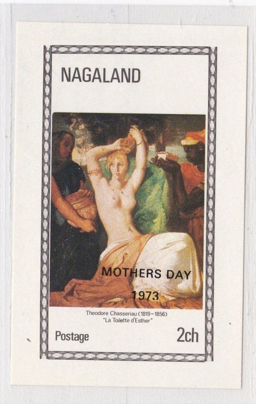 Nagaland - Painting Souvenir Sheet overprinted for Mothers Day, NH