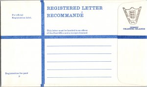 Jersey, Worldwide Postal Stationary, Registered