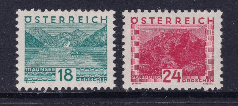 Austria x 3 MH from the 1932 deff set