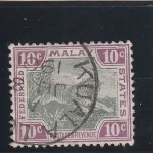 Malaya  Scott#  23a  Used  (1901 Tiger)