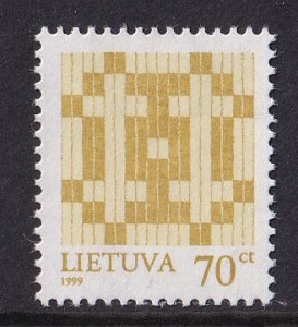 Lithuania   #602a  MNH 1998  crosses 70c   ''1999''