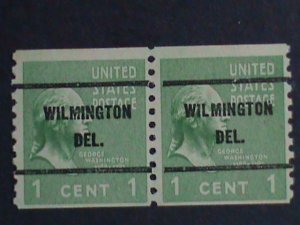 ​UNITED STATES 1933 SC#839  89 YEARS OLD STAMP-WASHINGTON- PRE CANCEL BLOCK VF