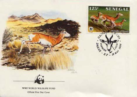 Senegal, First Day Cover, Animals