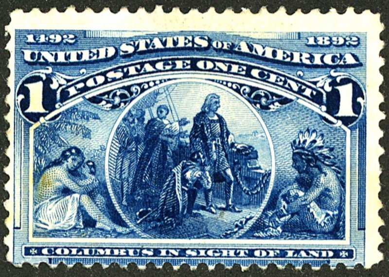 U.S. #230 MINT NG LH CREASE YELLOWING 