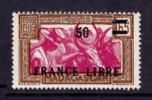 Madagascar - Scott #239 - MLH - Perf crease LR - SCV $2.25