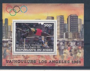 D430121 Niger S/S MNH Gold Medal Winners Olympics Los Angeles 1984