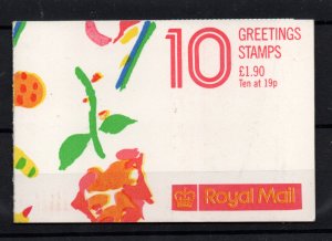 GB 1989 Greetings Complete Booklet MNH FY1 WS36000