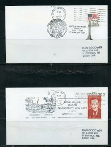 US POSTAL HISTORY OF STATE OF NEW YORK LOT OF 24 COVERS 1897-1992 AS SHOWN