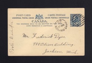 CANADA: Webb #P53 2c INTERNATIONAL 1916 USED to US