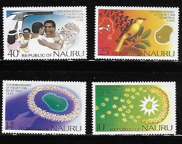 Nauru 1976 Return of islanders from Japanese Internment on Truk MNH A349