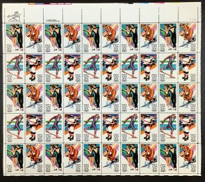 2067-70 Winter Olympics, Sarajevo 20 c MNH Sheet of 50  FV $10    1984