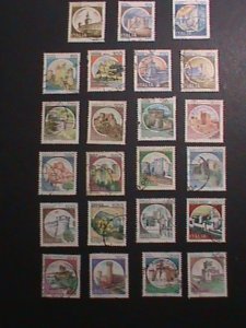​ITALIY-1980 VERY OLD ITALY FAMOUS CAST;ES USED STAMPS LARGE SETVERY FINE WE S