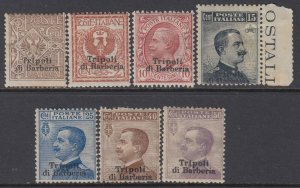 ITALY - Levante - Tripoli di Barberia - Sassone n. 1+2+4/8 MNH** +7 MH* cv 175$