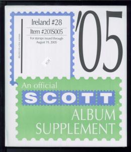 2005 Scott #28 Ireland Stamp Album Supplement Item #201S005