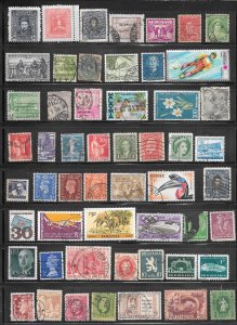 WORLDWIDE Page #746 of 50+ Stamps Mixture Lot Collection / Lot