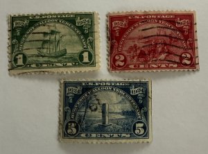 US 1924 Commemoratives to flee persecution #614-6 USED