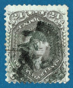 [st7089] USA 1862 #70a Union Soldier's Head fancy cancel (W.T. Crowe Exp...