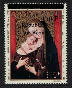 Benin 'Virgin and Child' Painting Ovpt 150F/110F 1996 MNH MI#748