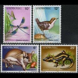 LUXEMBOURG 1987 - Scott# 763-6 Fauna Set of 4 NH