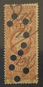 US 1870 Certificate R44c USED