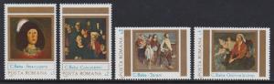 Romania 1983 Paintings Scott (3156-59) MNH