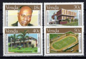 South Africa Venda 201-204 MNH Pres. Ravele Independence ZAYIX 0424S0091M