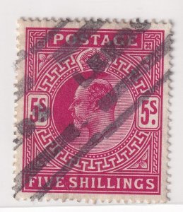 GB stamps _ 1902 _ King Edward VII_2´6Sh´P + 5P_ sg 316+317+318_ great cancels