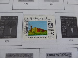 Iraq 1918-1976 Stamp Collection on Album Pages